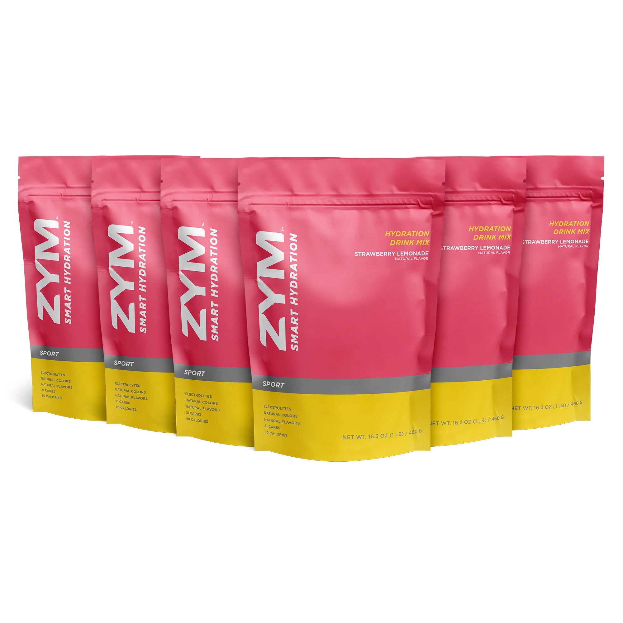 Strawberry Lemonade Endurance Drink Mix 6Pack ZYM