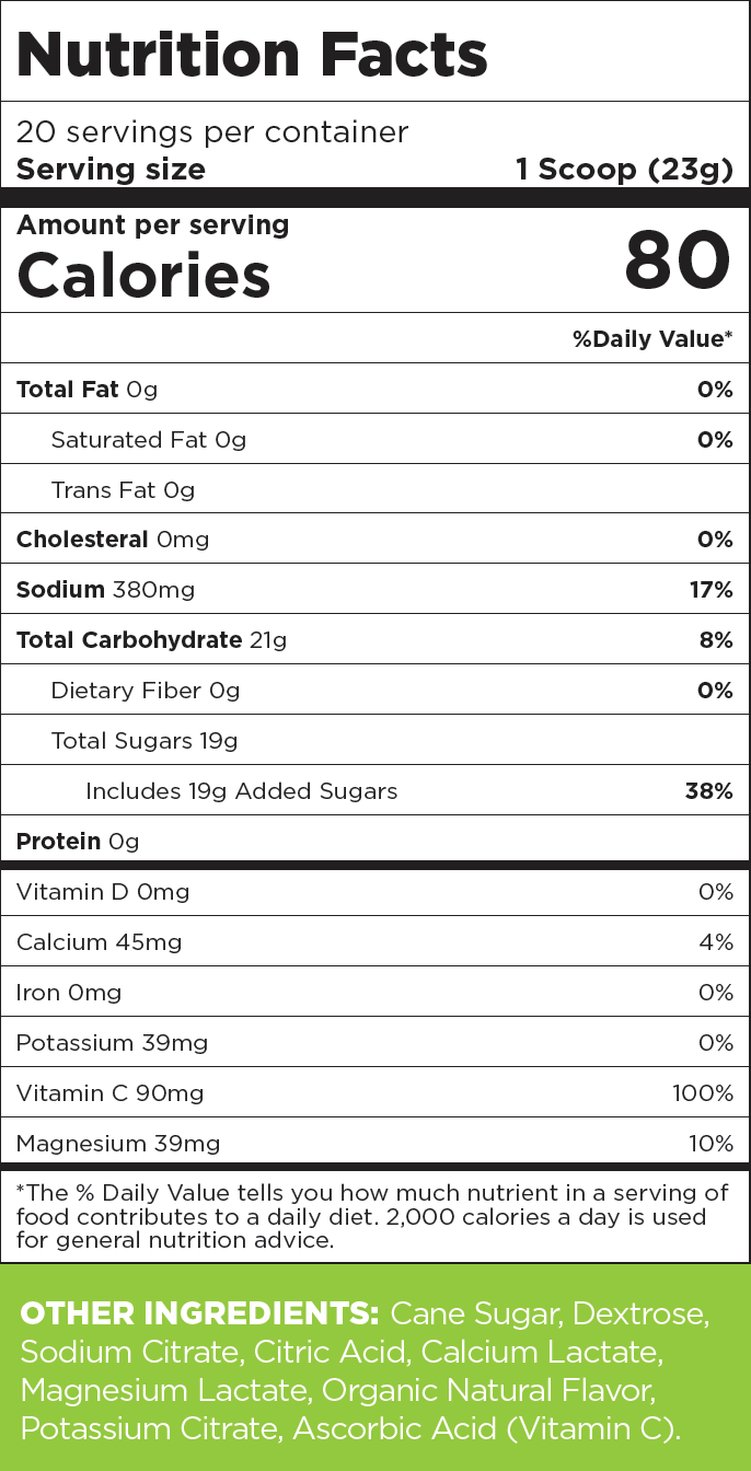Lemon-Lime Endurance Drink Mix